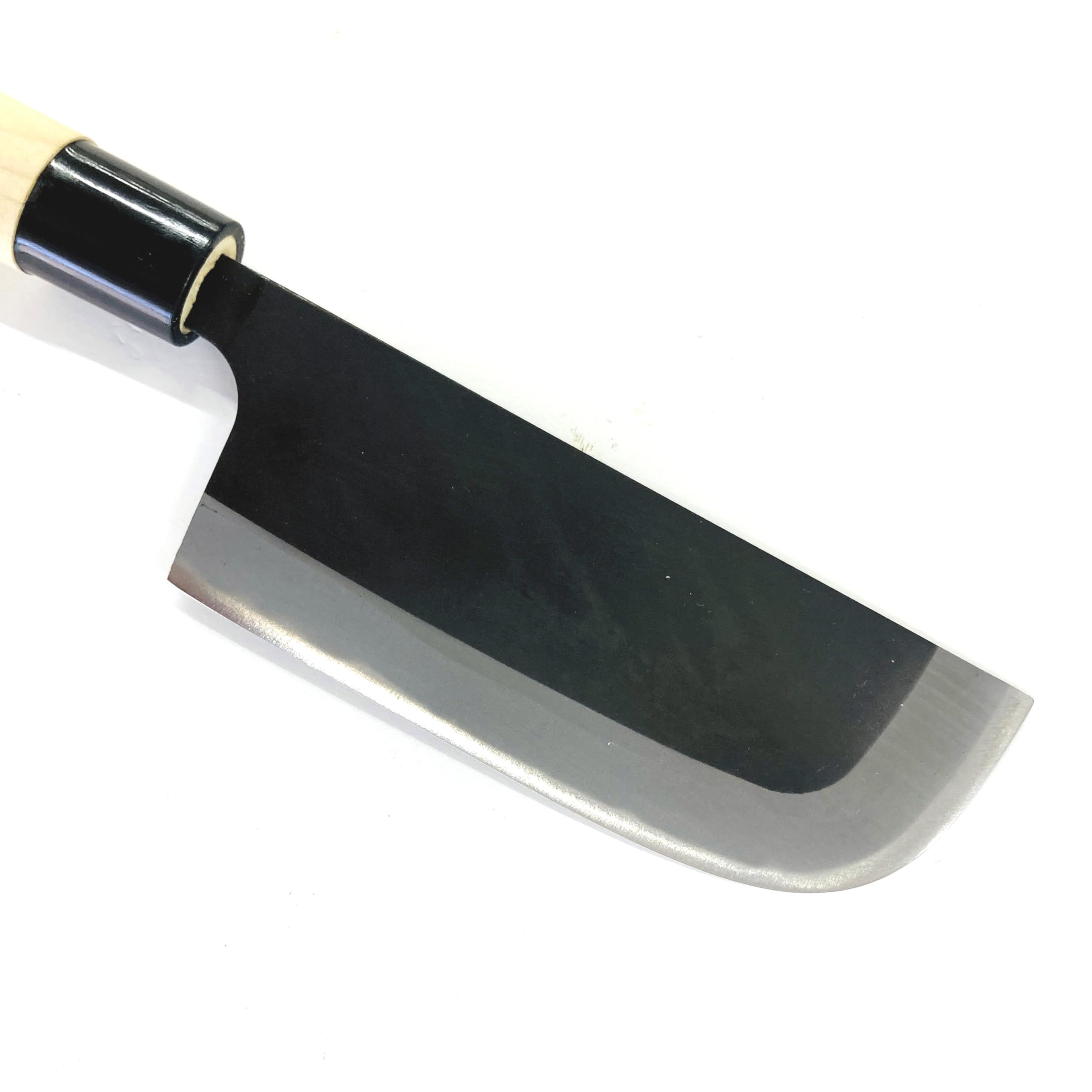 包丁 収穫 黒打 収穫包丁 両刃 木サヤ付 135mm Amazon | 匠作 黒打 収穫包丁（両刃）鋼付 130mm ※野菜の収穫